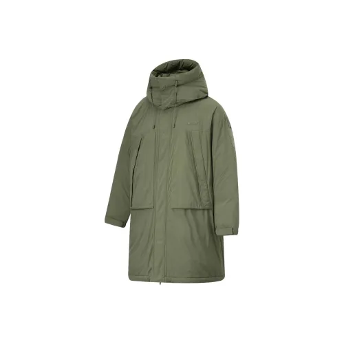 CF Down Jacket Unisex Muted Olive Green CF Пуховик Унисекс Мутный Оливковый Зеленый