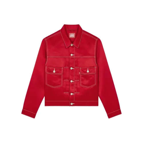 KENZO Красный Унисекс Куртки