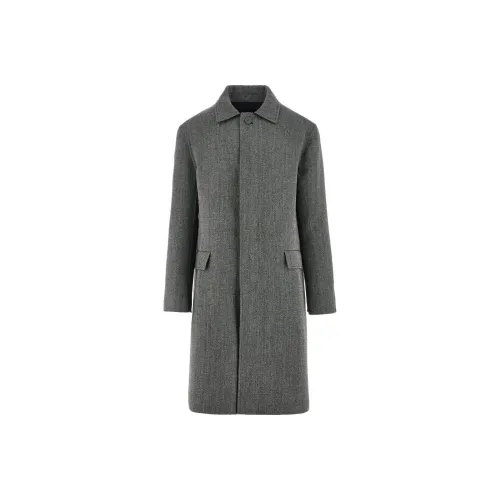 Ferragamo Серый Мужской Пальто