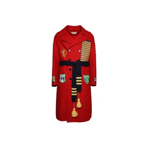 MARNI Red Men's Coat MARNI Красный Мужской Пальто
