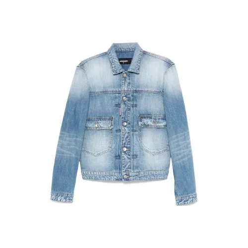 DSQUARED 2 SS25 Denim Jacket Men's Blue
