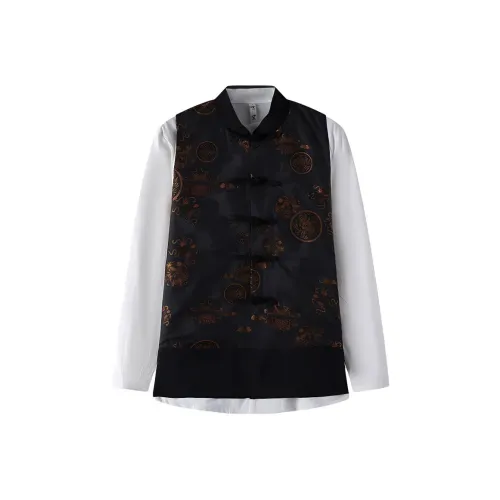 XUANSHENG Черные Мужские Жилеты