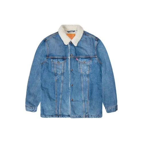 Levis Синий Мужской Бархат Куртка