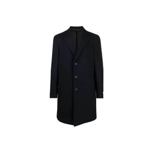 Canali Пальто Мужское Midnight Blue