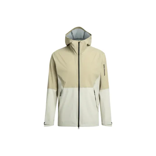 SALOMON OUTERPATH Водонепроницаемый Ветрозащитный Дышащий И Устойчивый к Износу Ветровка Мужской Белый Перец