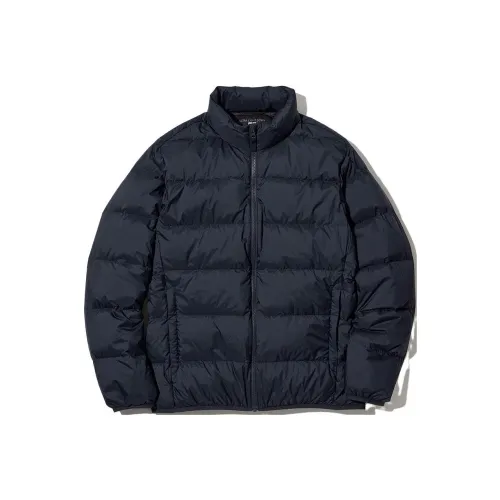 UNIQLO Пуховик Мужской Темно-Синий