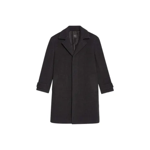 Theory Черное Мужское Пальто