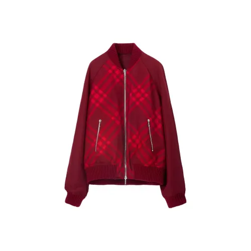 Burberry Куртка Мужская Малиновый Красный