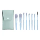 8 шт (ПУ (полиуретан) Сумка Набор Включая Щетка) [Глубокий синий]