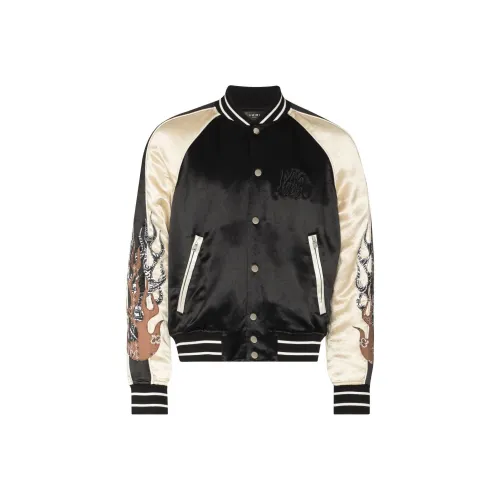 AMIRI Черный Мужской Бейсбольный Джерси