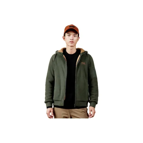 JEEP Флис Двойной Слой Флисовый Пальто Мужской