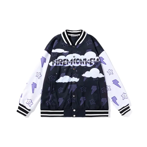 FireMonkey Бейсбольная куртка Унисекс Черный