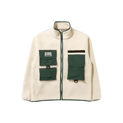 FILA Бежевый Унисекс Бархатные куртки