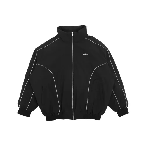 Nerdy Черная унисекс пуховая куртка