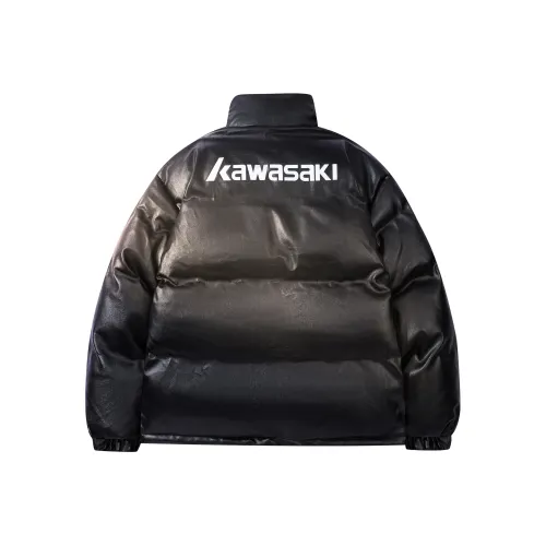 Кавасаки Унисекс Объемные Куртки (Пуфы)