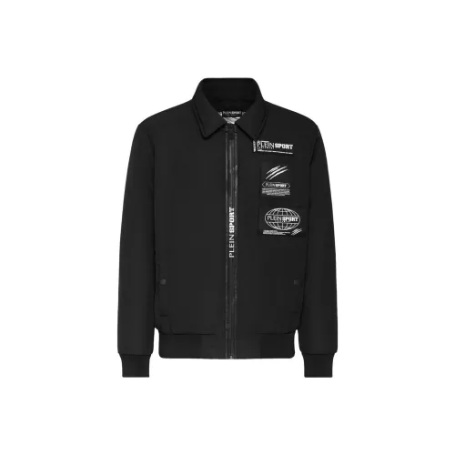 PLEIN SPORT Мужские черные куртки