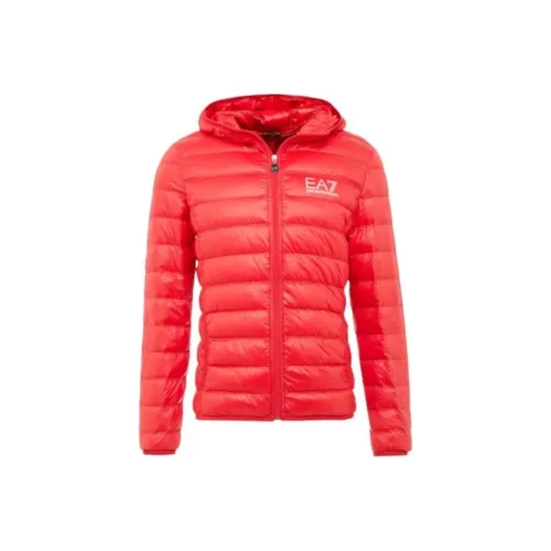 EMPORIO ARMANI EA7 Куртки и Пальто Мужской Красный