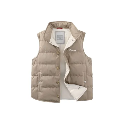 FAKE VINTAGE Жилет Унисекс Абрикос