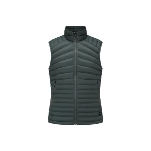 DECATHLON MT100 FORCLAZ RDS Жилет Мужской Темно-серый Зеленый