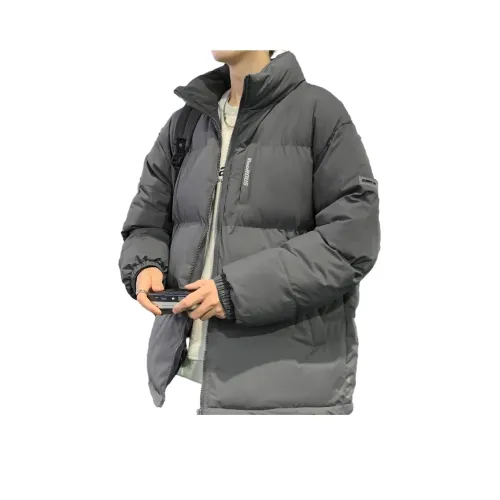 Tonlion Хлопковый пуховик Мужской Серый горошек