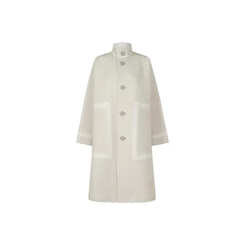 ISSEY MIYAKE A POC Able ISSEY MIYAKE Пальто Унисекс Белый