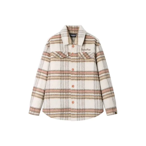 DANGEROUSPEOPLE Куртки и пальто унисекс розовый