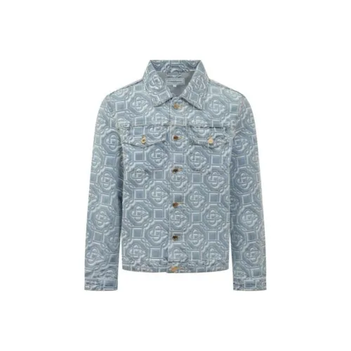 CASABLANCA Denim Jacket Men's Blue