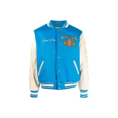 RHUDE Синий Мужской Бейсбольный Джерси