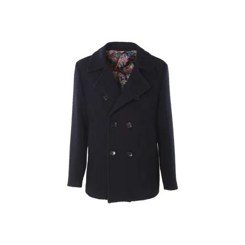 ETRO Черное Мужское Пальто