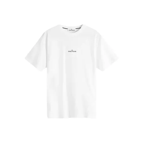 STONE ISLAND Белая Мужская Футболка