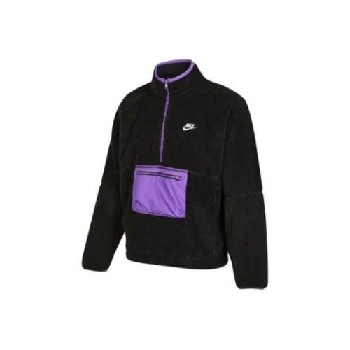 Nike Черные Мужские Бархатные Куртки