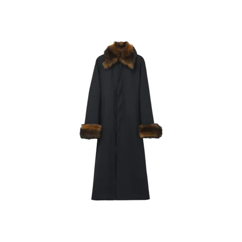 Alexander McQueen FW24 Пальто Мужское Черное