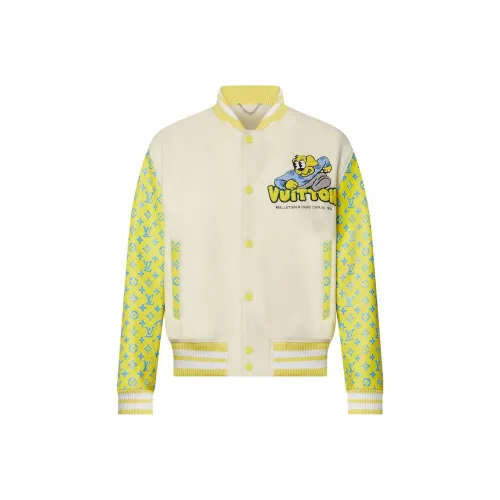 LOUIS VUITTON SS23 Бейсбольная куртка Мужская Желтая