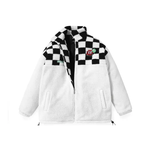 GENANX Хлопковый пуховик унисекс белый