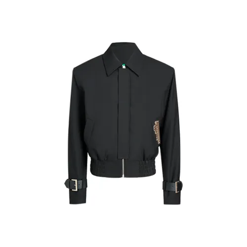 455EMBLE Куртки Пальто Унисекс Черный