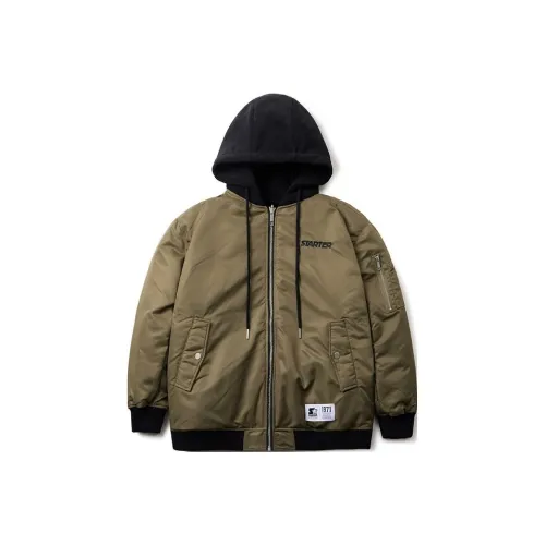 Starter Хаки зеленый Унисекс Пуховики