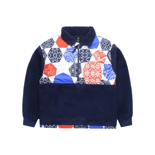 THE NORTH FACE Зимняя Олимпиада Лимитированная Коллекция Бархат feel Куртка Унисекс Синий