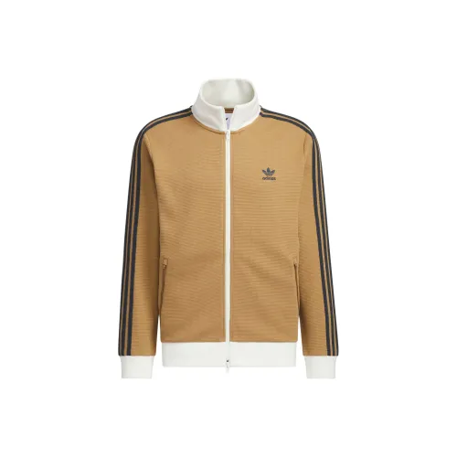 Adidas Originals TRACK TOP Куртки и Пальто Унисекс Песочно-коричневый