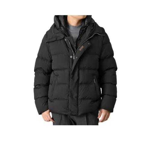 Moorer Черный Мужской Пуховик