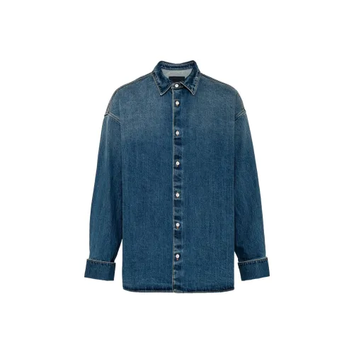 PRADA SS24 Denim Jacket Men's Blue