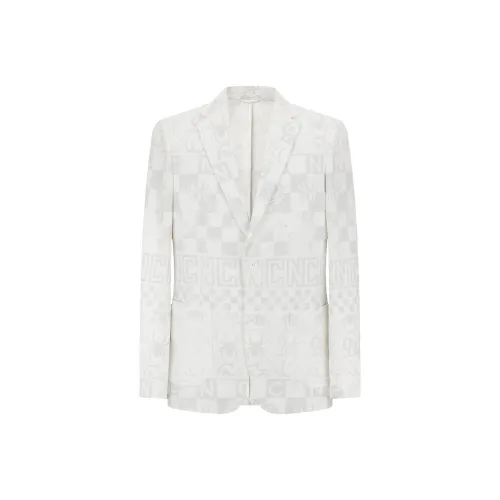 C'N'C Rhythm Party Series Бизнес-костюм Мужской Белый с узором