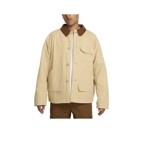 nike Swoosh FW24 Фланель с подкладкой Barn Куртки и пальто Мужской Кунжут