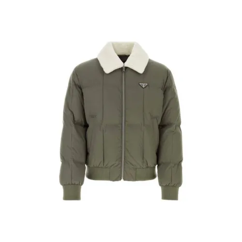 PRADA FW23 Куртки и Пальто Мужской Зеленый