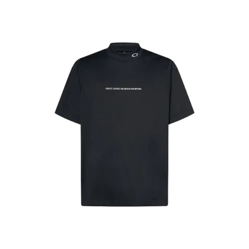 Oakley O Sync Пачка Squeeze Mock T Рубашка Мужская Черная