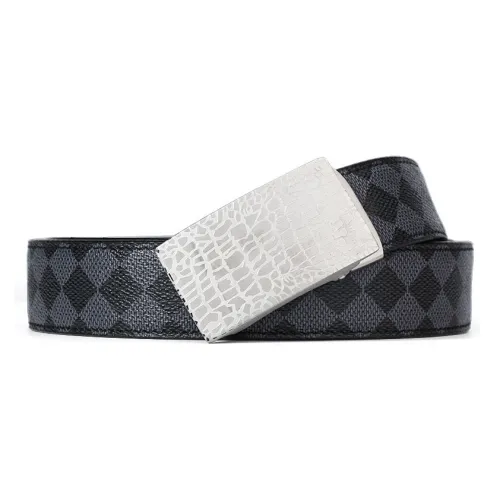 V.V.Brown Нержавеющая сталь Кожаные ремни Мужской 3,5см