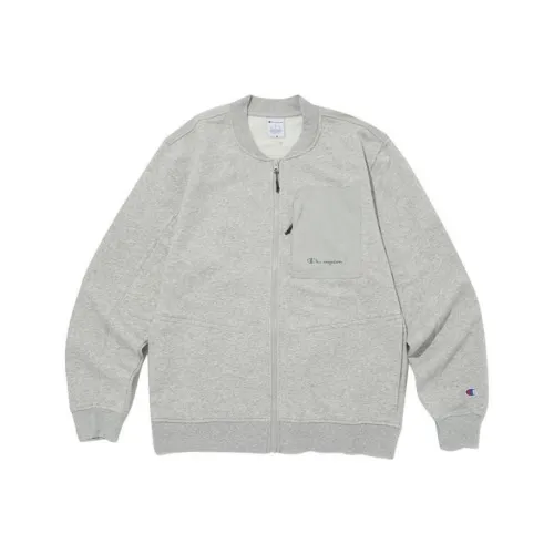 Champion Gray Men's Jackets Чемпион Серый Мужские Куртки