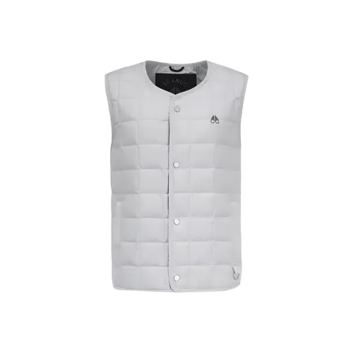 Moose Knuckles FW24 Жилет Мужской Серый Белый