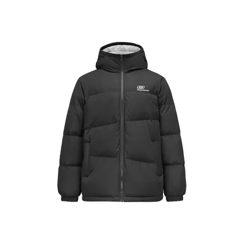 Skechers Sports Alliance Series Пуховик Унисекс Угольный Черный