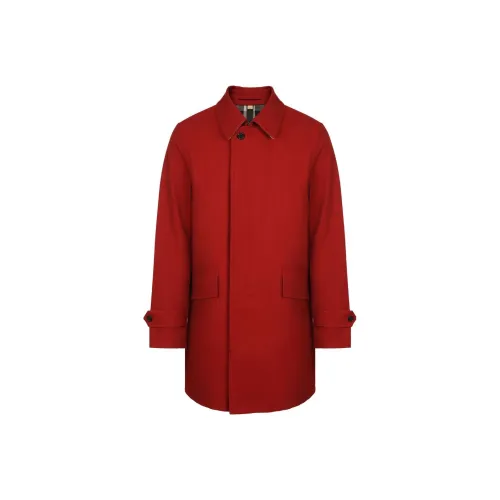 Burberry Red Men's Coat Burberry Красный Мужской Пальто