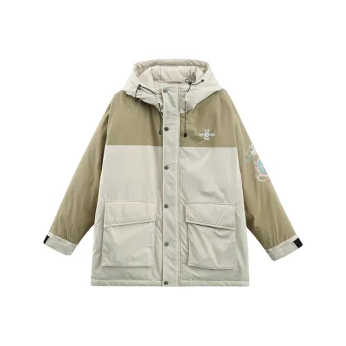 ONIARAI Пуховик Мужской Светлый Кофейный